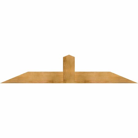 Ekena Millwork Portland Rough Sawn Timber Gable Bracket, Western Red Cedar, 72"W x 15"H x 6"D x 6"F, 5/12 Pitch GBW072X15X0606POR00RWR